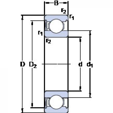 ตลับลูกปืน 6215-RS1 SKF