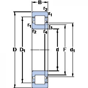 ตลับลูกปืน NUP 310 ECP SKF