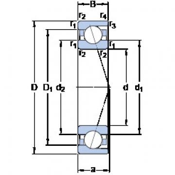 ตลับลูกปืน 7016 ACD/P4A SKF