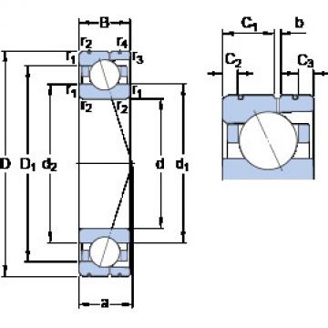 ตลับลูกปืน 71952 ACD/HCP4AL SKF