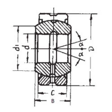 ตลับลูกปืน GEG160ES-2RS FBJ