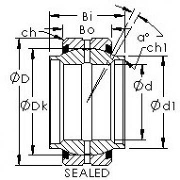 ตลับลูกปืน GEEM40ES-2RS AST