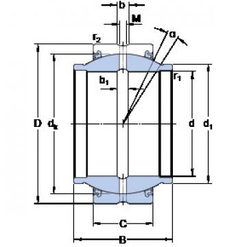 ตลับลูกปืน GEZM 304 ES-2LS SKF