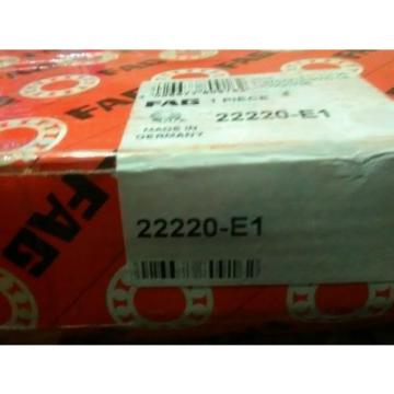 22220-E1 FAG spherical roller bearing