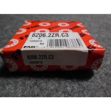 NEW FAG 6206.2ZR.C3 SHIELDED BEARING