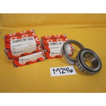 Three (3) NIB FAG 320 28X Metric Tapered Roller Bearing &amp; Cup / Race / Cone