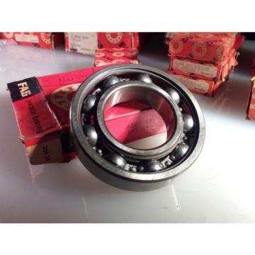 FAG 6209-C3 DEEP GROOVE BALL BEARING, SINGLE ROW, OPEN, STEEL CAGE, C3 CLEARA...