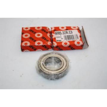 2x FAG 6005.2ZR.C3 Ball Bearing Annular Lager Diameter: 47mm x 25mm Thick: 12mm