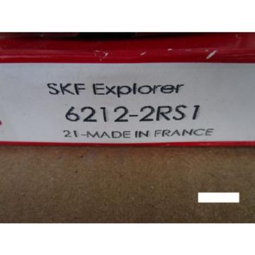 SKF 6212-2RS1,6212-2RS 1, Single Row Radial Bearing (=2 FAG, NSK, KOYO, SNR)