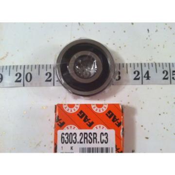 FAG SCHAEFFLER 6303.2RSR.C3.L38 RADIAL AND GROOVE BALL BEARING