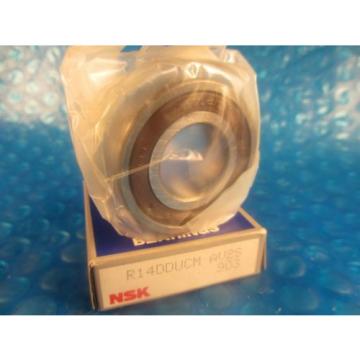 NSK R14DDU , Single Row Radial Bearing, R14 DDU (See MRC ZZ, FAG 2RS , NTN)