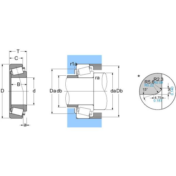 4T-15118/15245 NTN SPHERICAL ROLLER NTN JAPAN BEARING #5 image