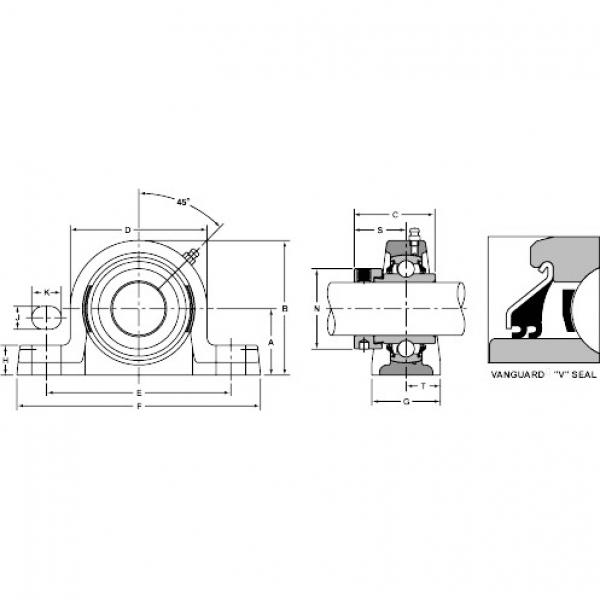 PWV-1 3/4-R NTN SPHERICAL ROLLER NTN JAPAN BEARING #5 image