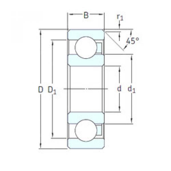 ตลับลูกปืน 624/HR11TN SKF #1 image