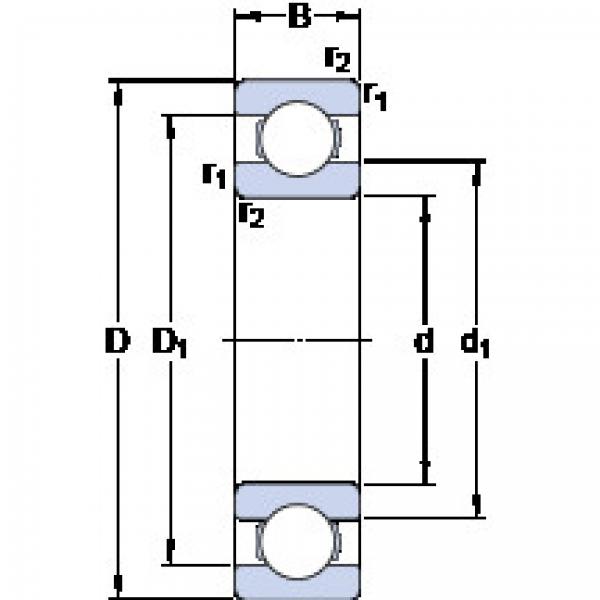 ตลับลูกปืน 61960 MA SKF #1 image