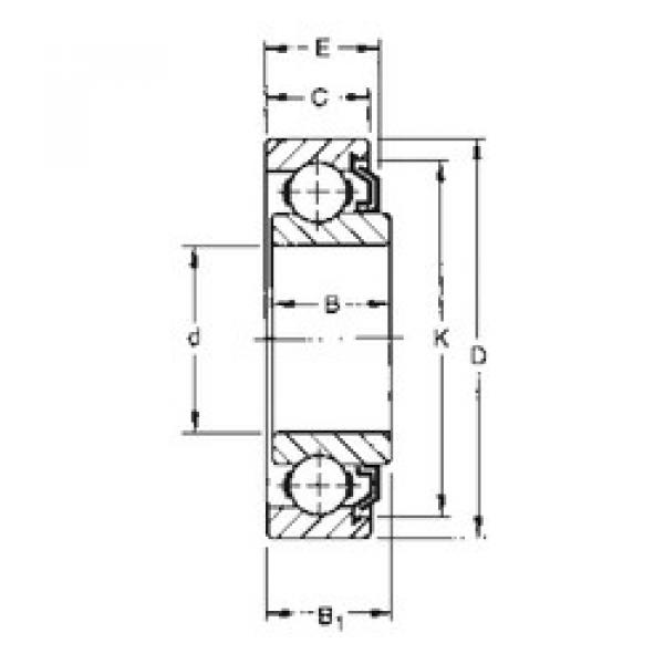 ตลับลูกปืน 204KL Timken #1 image