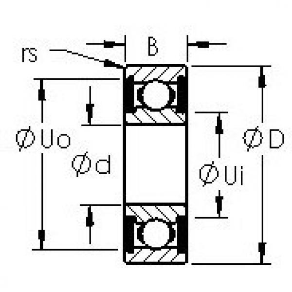 ตลับลูกปืน 604H-2RS AST #1 image