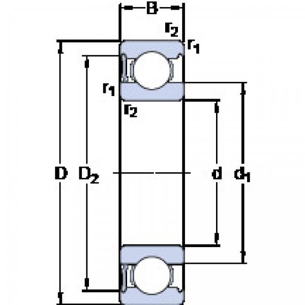 ตลับลูกปืน 6215-RS1 SKF #1 image