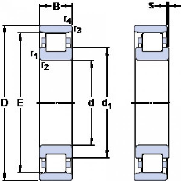 ตลับลูกปืน N 215 ECP SKF #1 image