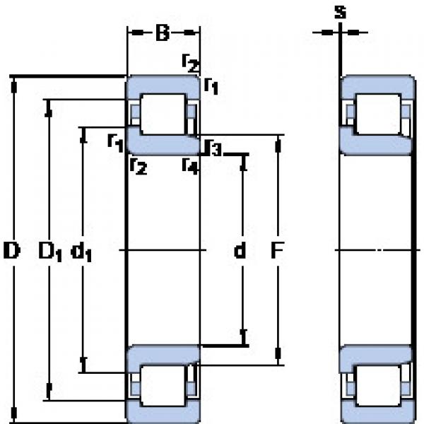 ตลับลูกปืน NJ 213 ECM SKF #1 image