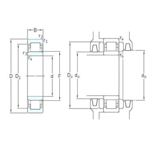 ตลับลูกปืน NU314ECM/HC5C3 SKF #1 image