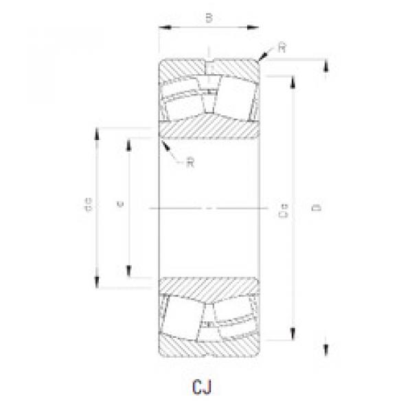 ตลับลูกปืน 22205CJ Timken #1 image