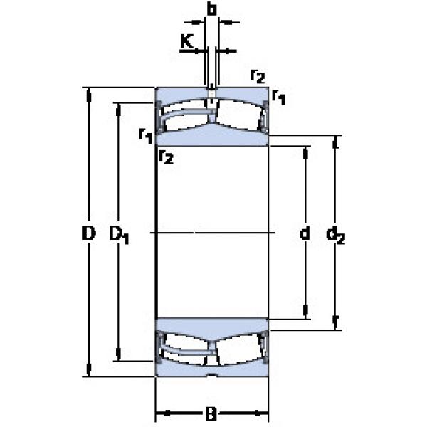 ตลับลูกปืน 24034-2CS5/VT143 SKF #1 image