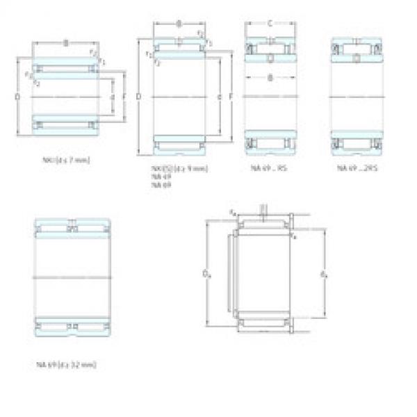 ตลับลูกปืน NA6917 SKF #1 image