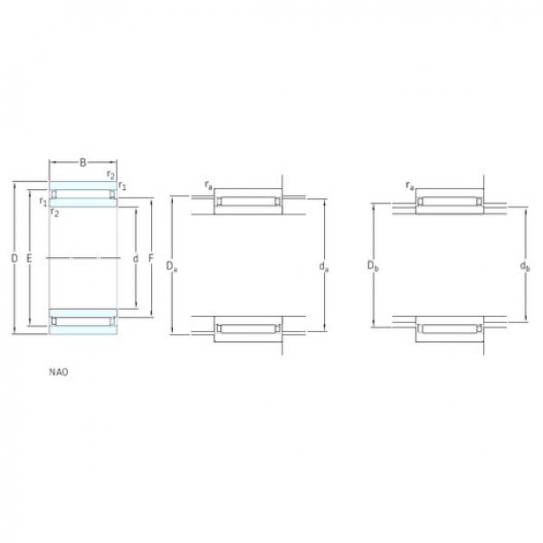 ตลับลูกปืน NAO20x35x17 SKF #1 image