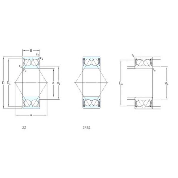 ตลับลูกปืน 3304A-2RS1 SKF #1 image