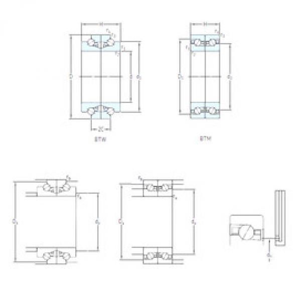 ตลับลูกปืน BTM 120 ATN9/P4CDB SKF #1 image