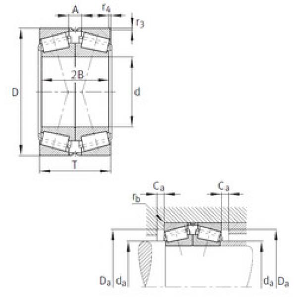 ตลับลูกปืน 32040-X-N11CA-A350-400 FAG #1 image