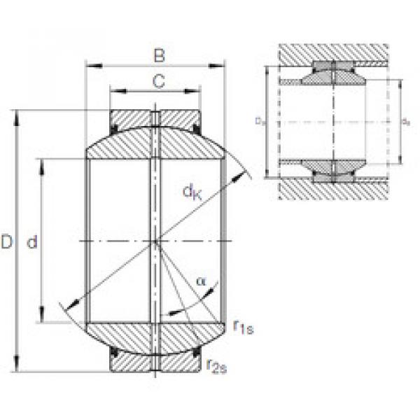 ตลับลูกปืน GE 220 FO-2RS INA #1 image