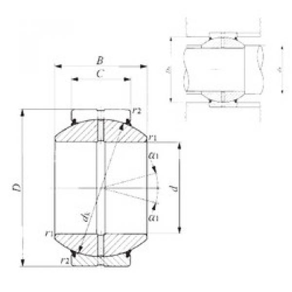 ตลับลูกปืน GE 80GS-2RS IKO #1 image