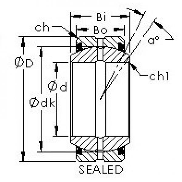 ตลับลูกปืน GEGZ139ES-2RS AST #1 image