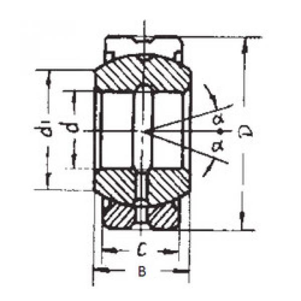 ตลับลูกปืน GEG160ES-2RS FBJ #1 image