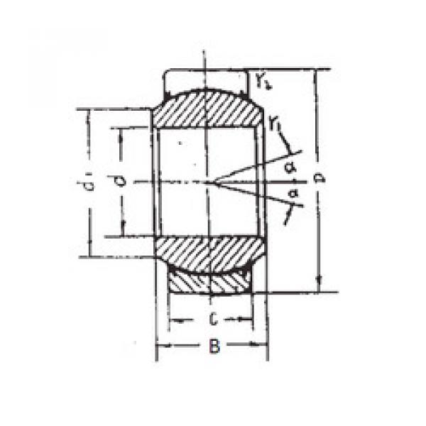 ตลับลูกปืน GEEM40ES-2RS FBJ #1 image