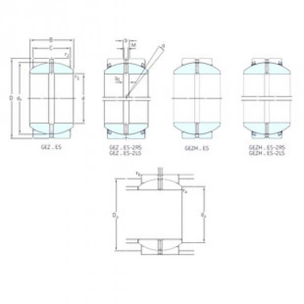 ตลับลูกปืน GEZ308ES-2LS SKF #1 image