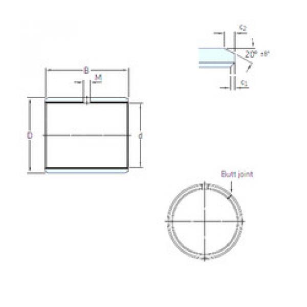 ตลับลูกปืน PCM 050710 E SKF #1 image