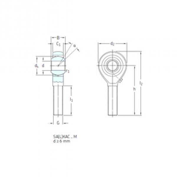 ตลับลูกปืน SAKAC10M SKF #1 image