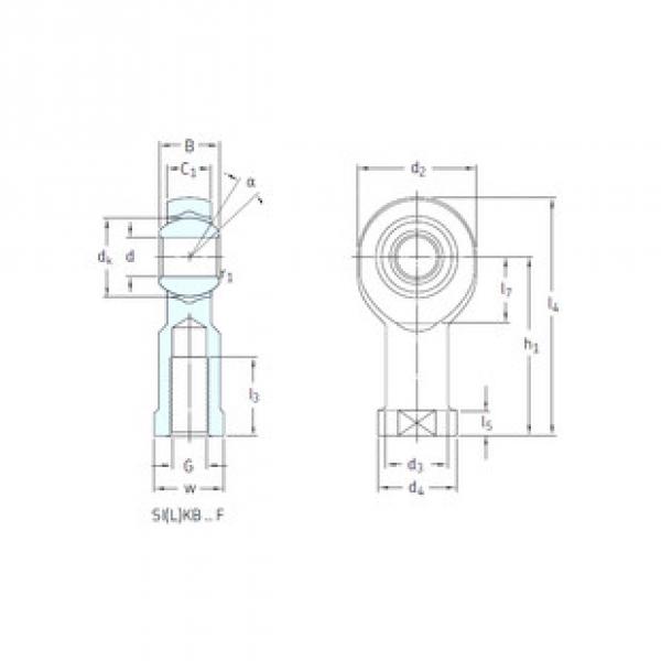 ตลับลูกปืน SIKB22F SKF #1 image