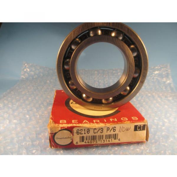 Consolidated 6210 C3 P/6, P6, Single Row Radial Bearing (=2 Precision Fag MFG), #2 image