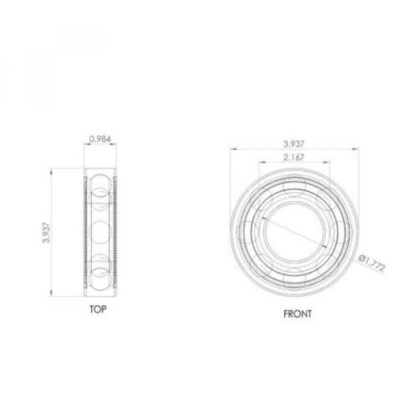 FAG 6309-2ZR-C3 Deep Groove Ball Bearing #5 image