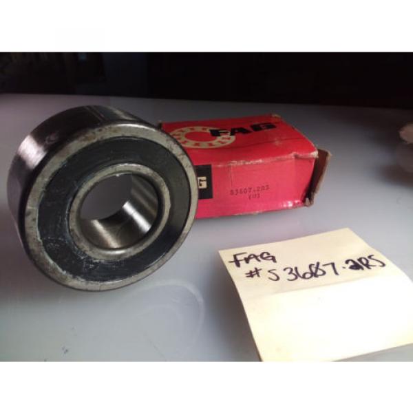 FAG 6307RS SINGLE ROW DEEP GROOVE BALL BEARING #1 image