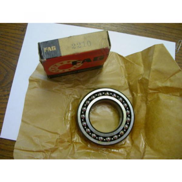 FAG 2210 SELF ALIGNING BEARING  50 mm ID, 90 mm OD, 23 MM NIB #2 image