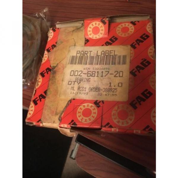 Engine Bearing FAG 002-68117-20   5&#034;x1&#034; new in box #1 image