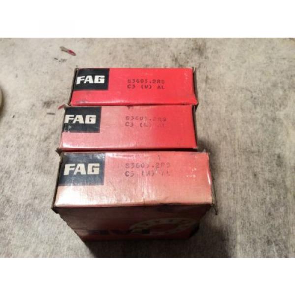 3-FAG-bearing ,#S3605.2RS ,FREE SHPPING to lower 48, NEW OTHER! #3 image