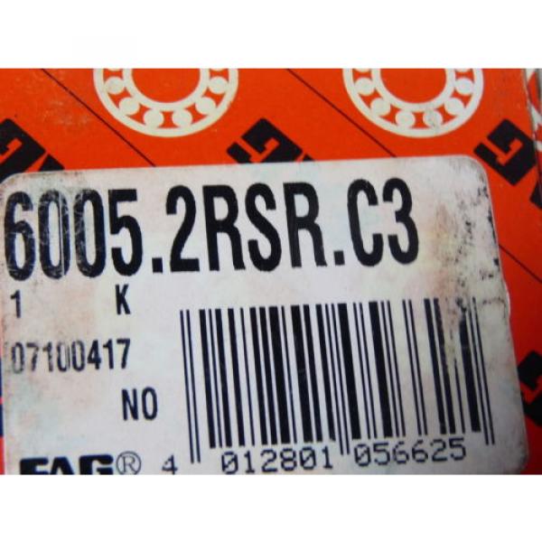 Fag 6005.2RSR.C3 Deep Groove Ball Bearing 25mm Bore ! NEW ! #5 image