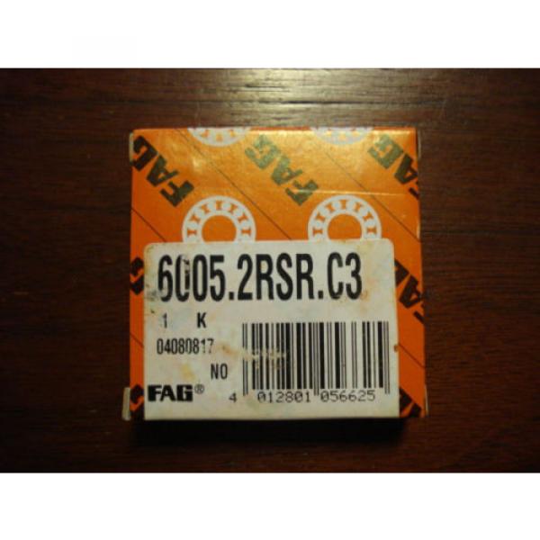 FAG 6005.2RSR.C3 Deep Groove Bearing, Sealed, 25mm x 47mm x 12mm, 5676eHE2 #5 image