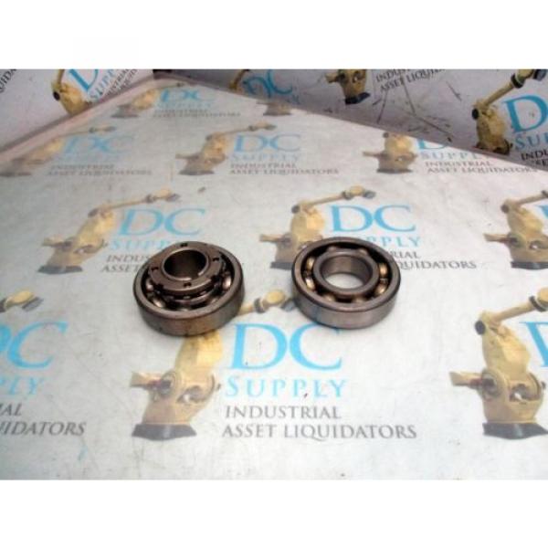 FAG 6307 SINGLE ROW DEEP GROOVE BALL BEARING LOT OF 2 #1 image